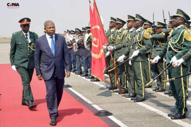 PRESIDENTE JOÃO LOURENÇO NA INVESTIDURA DE CYRIL RAMAPHOSA