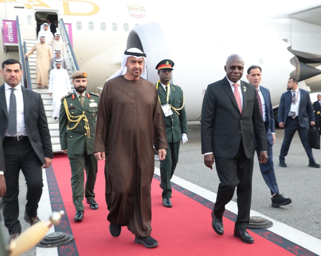 PRESIDENTE DOS EMIRADOS ÁRABES UNIDOS VISITA  ANGOLA