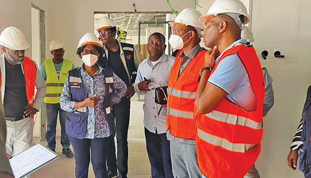 MINISTRA SÍLVIA LUTUCUTA VISITA OBRAS ESTRUTURANTES DO NOVO HOSPITAL  GERAL “PEDALÉ”