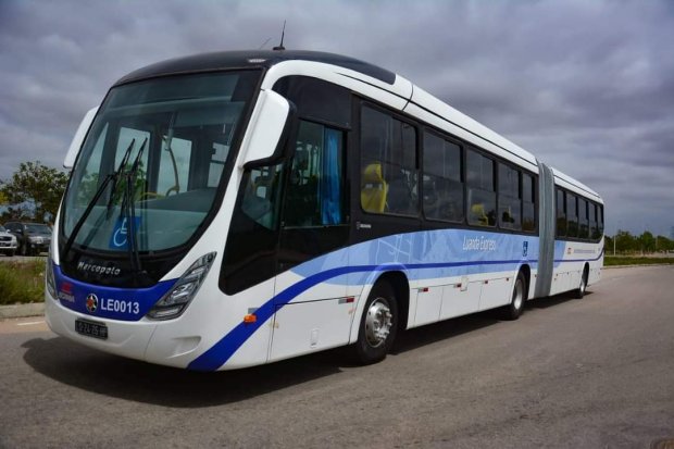 LUANDA CONTA COM NOVOS AUTOCARROS ARTICULADOS