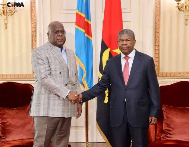 CHEFE DE ESTADO JOÃO LOURENÇO E FÉLIX TSHISEKEDI ABORDAM PACIFICAÇAO NA RDC