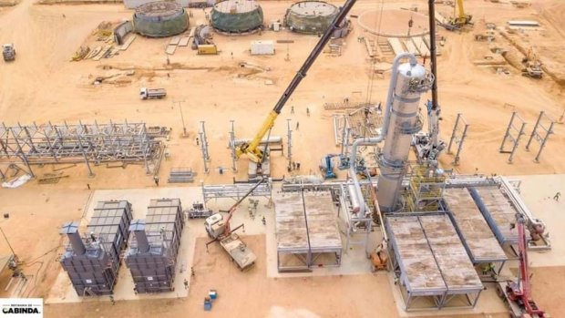 TRABALHOS DE CONSTRUÇÃO DA REFINARIA  DE CABINDA ATINGEM 64 POR CENTO DE EXECUÇÃO FÍSICA