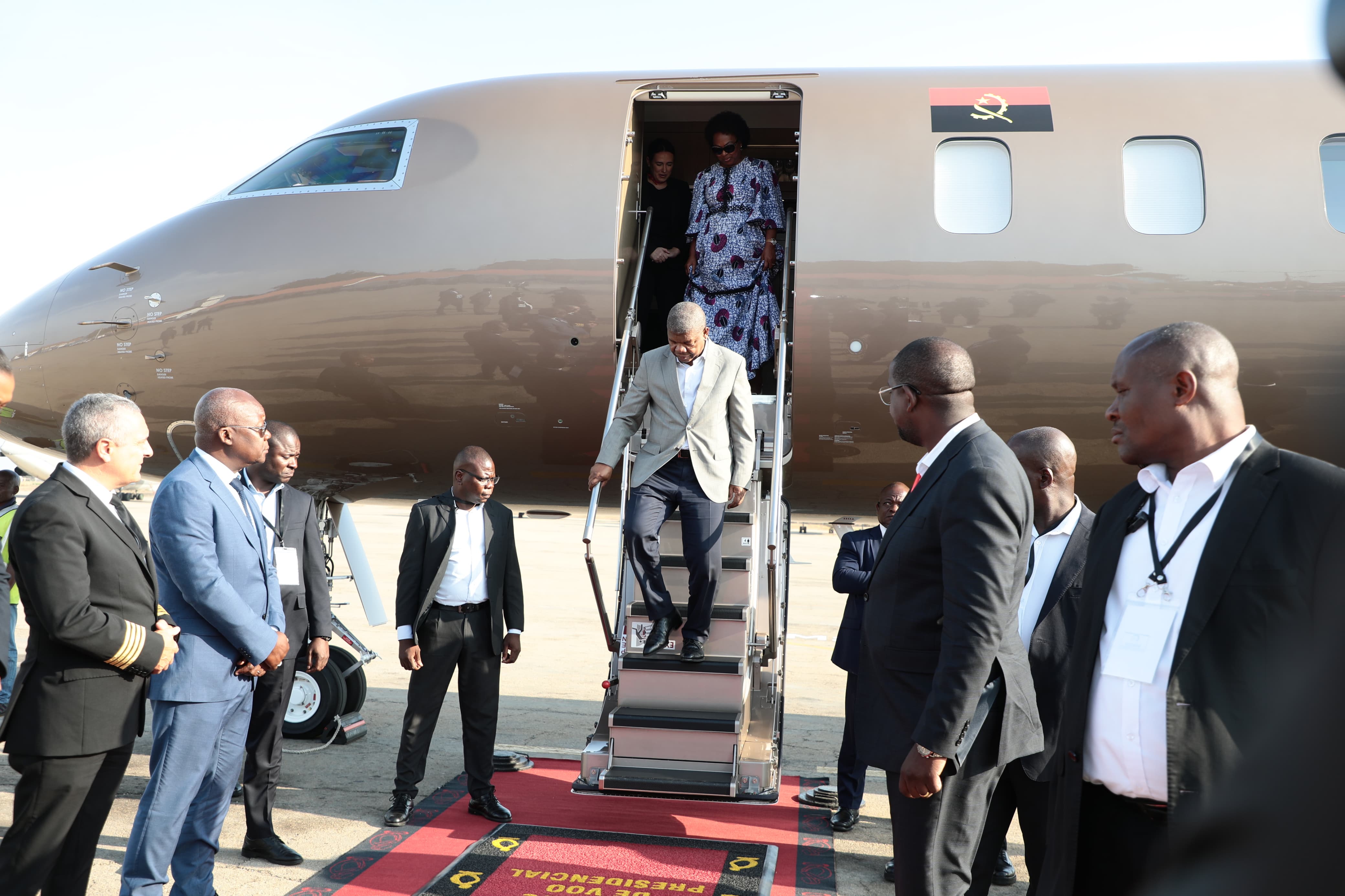 PRESIDENTE JOÃO LOURENÇO JÁ EM LUANDA