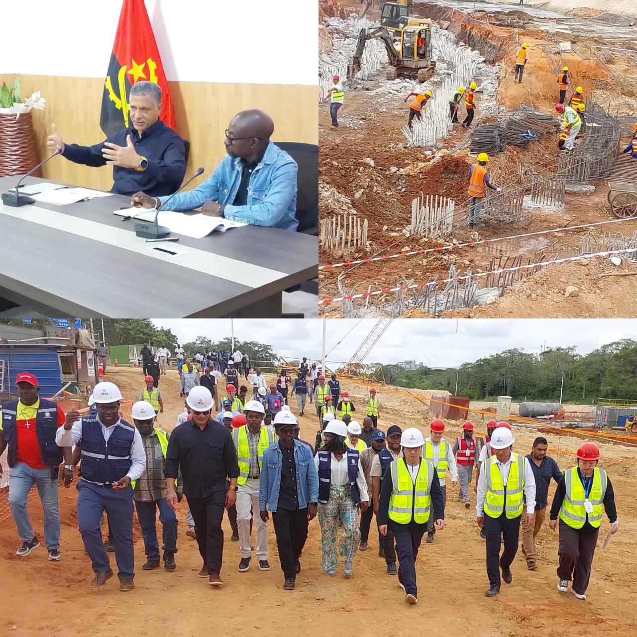 PROVINCIAS DE LUANDA E ICOLO E BENGO MORDENIZAM SISTEMAS DE FORNECIMENTO DE ÁGUA