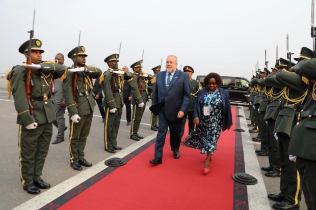 PRIMEIRO MINISTRO DE CUBA EM LUANDA