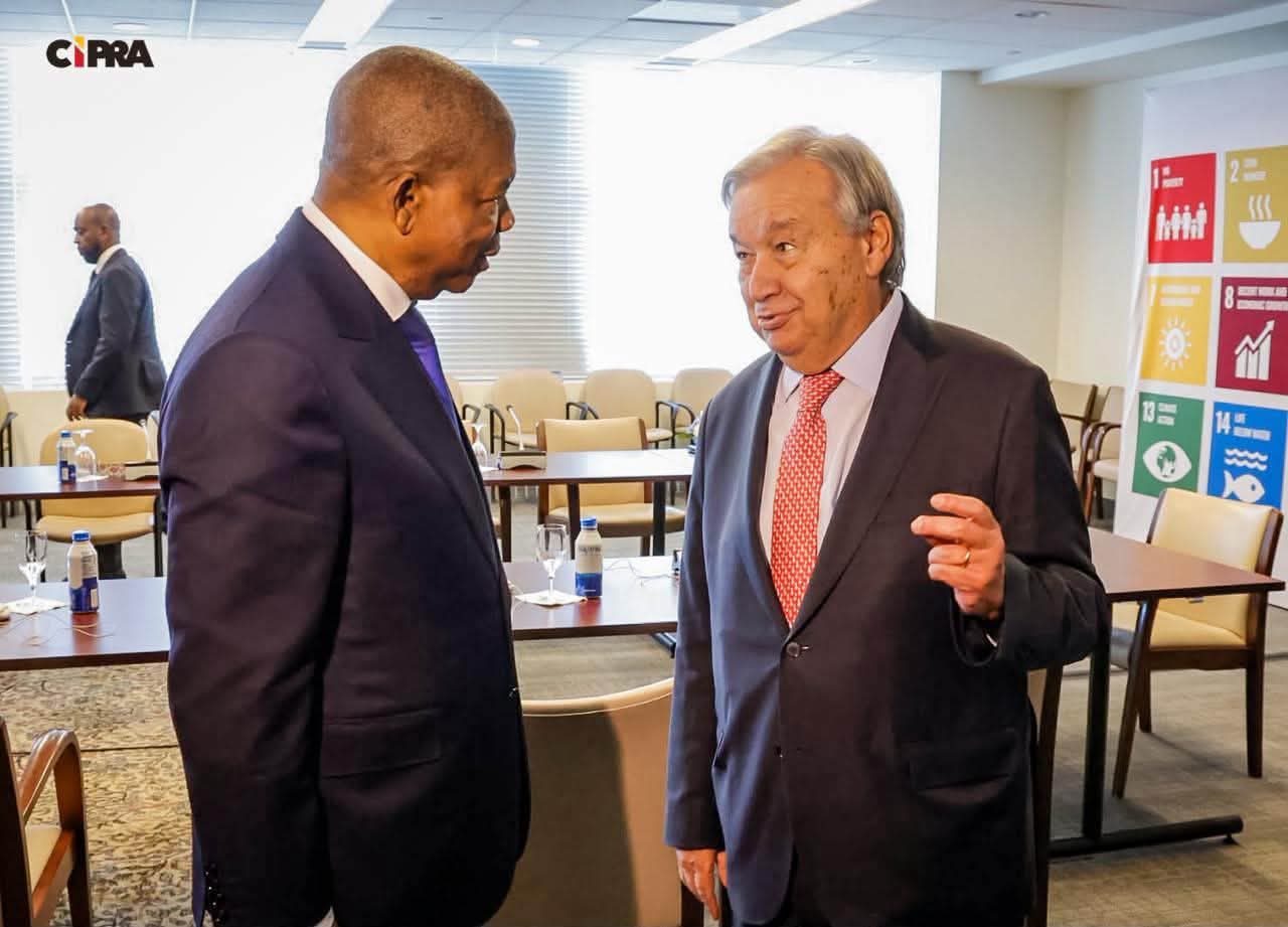 PRESIDENTE DA REPÚBLICA MANTEM ENCONTRO  COM SECRETÁRIO GERAL DA ONU EM NOVA IORQUE
