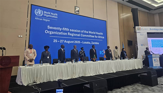 ANGOLA PARTICIPA NA  75.ª SESSÃO DO COMITÉ REGIONAL DA OMS PARA ÁFRICA